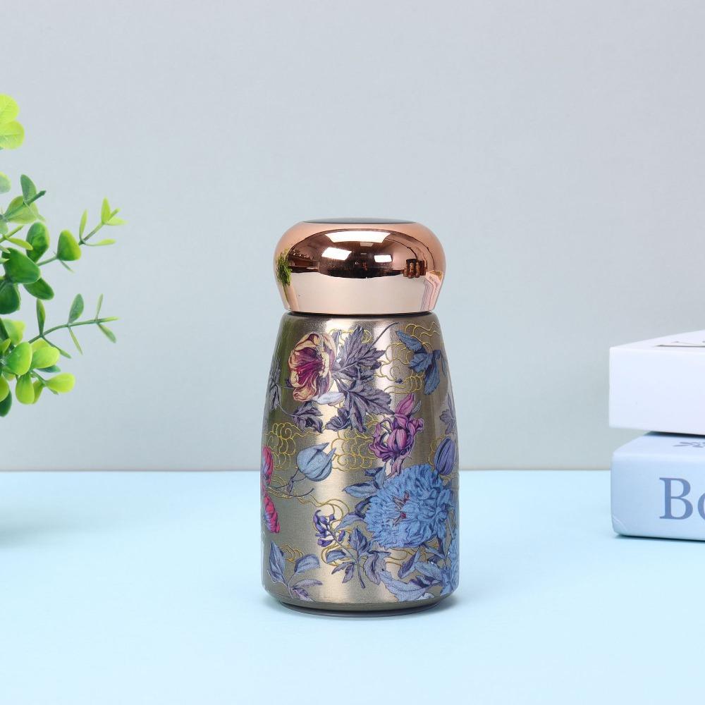 Stainless Steel Insulated Cup 300ml Portable Water Bottle Durable Leak Proof Slim Insulated Thermal Water Bottle Sports