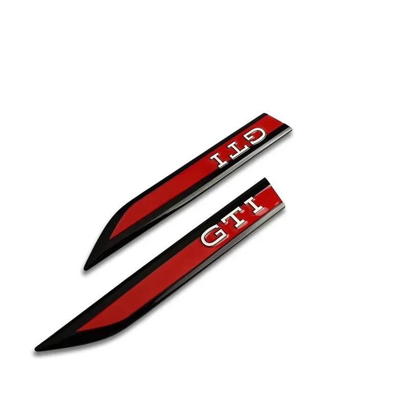 

For VW VOLKSWAGEN 2026 New 2Pcs Metal Car Side Fender Bumper Strip Protective Sticker for Volkswagen GTI Golf 2 3 4 5 6 7 MK2 MK