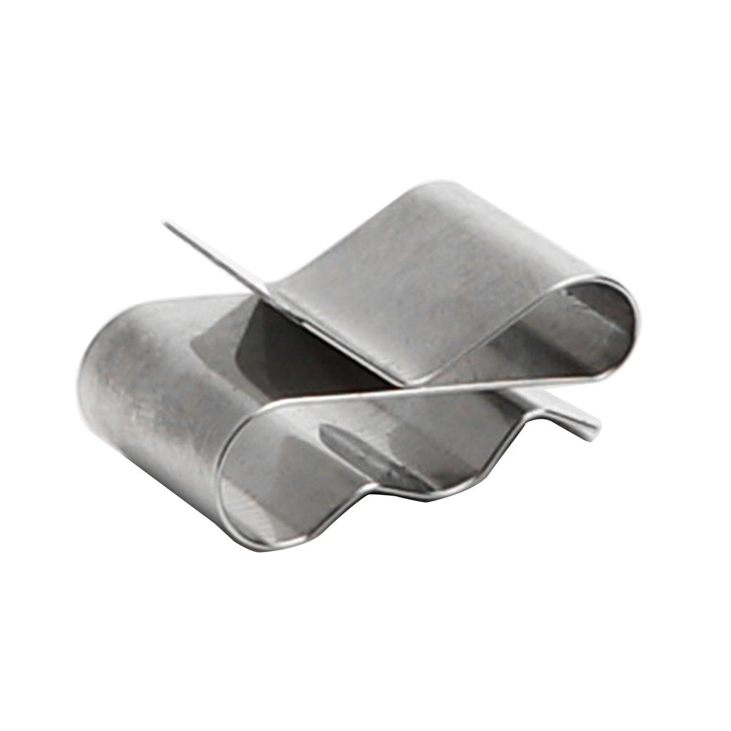 50Pcs Solar Panel Wire Clip Stainless Steel Cable Clips Kit PV Module Wire Management for Solar Application Trailer Boat