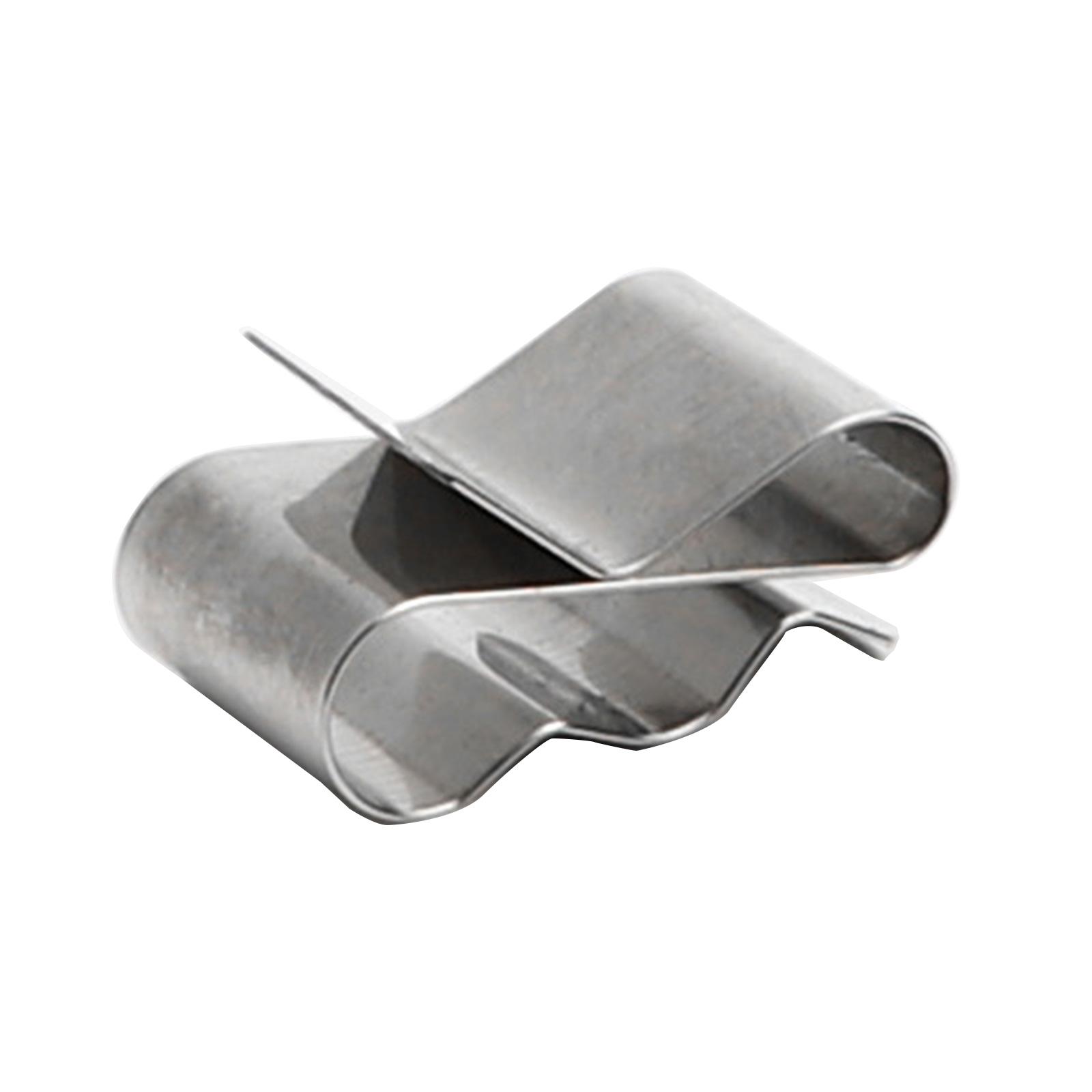 50 Clips De Fixation Pour Câbles Panneaux Solaires - En Acier Inoxydable, Taille 1.88x1.25x1.10cm