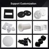 White/Black POM Sheet Board Hard Plastic Polyoxymethylene Plate Thickness 1mm - 20mm for DIY Raw Material CNC Model Board