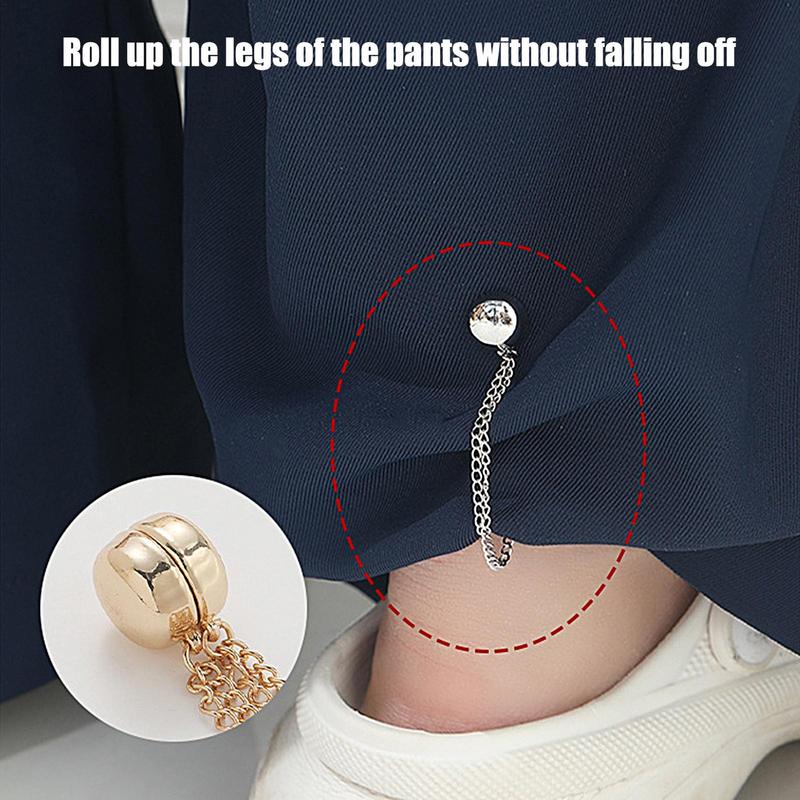 4Pcs/set Magnetic Clothing Clips Magnet Brooch Boutonniere Pins Delicate Multi-Functional Clothing Accessories