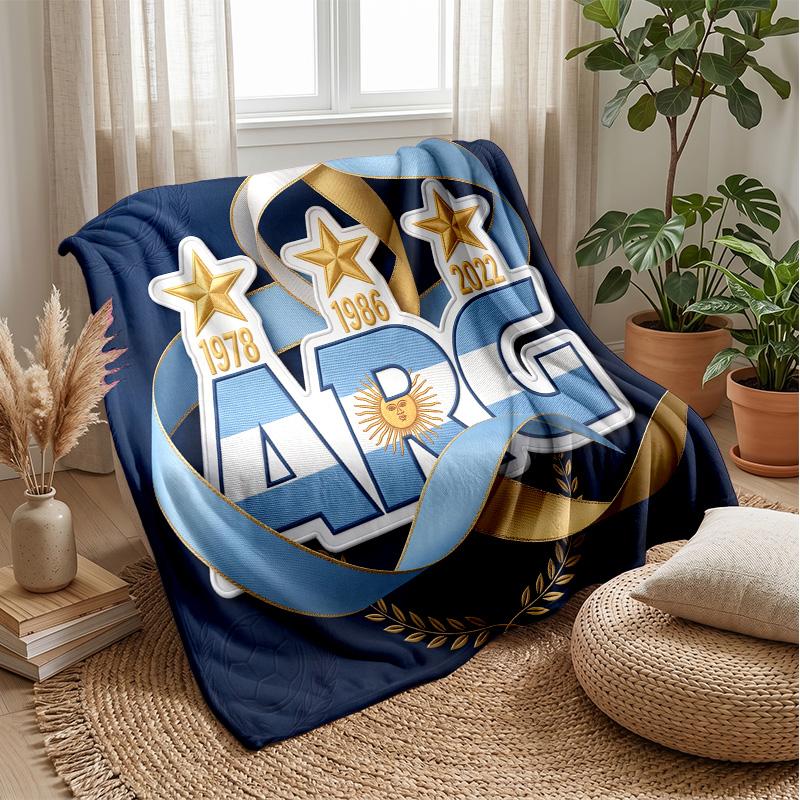 Coperta in Flanella Stampata Calda e Morbida Amica della Pelle Decorativa per Divano Letto Uso Quotidiano