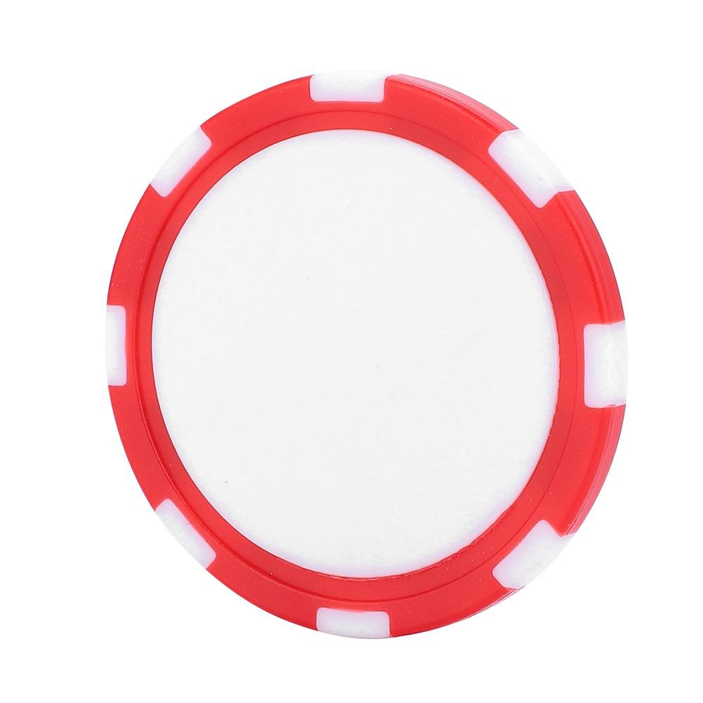 Lightweight Golf Marker Level Ball Marker Durable ABS Golf Poker Chip Golfer Gift Red