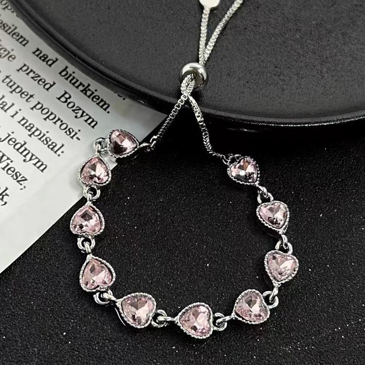 Starry Sophisticated Night Zirconia Bracelet For Women Elegant Copperplated Geometric Hand Jewelry