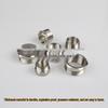 304 Stainless Steel Reducing Nipple, Male/Female, Thickened, 6-Point to 4-Point, 4-Point to M14 Pressure Gauge Adapter