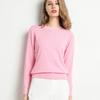 Autumn and Winter Round Neck Knitted Sweater for Women, As A Base Layer, Versatile and Fashionable Sweater