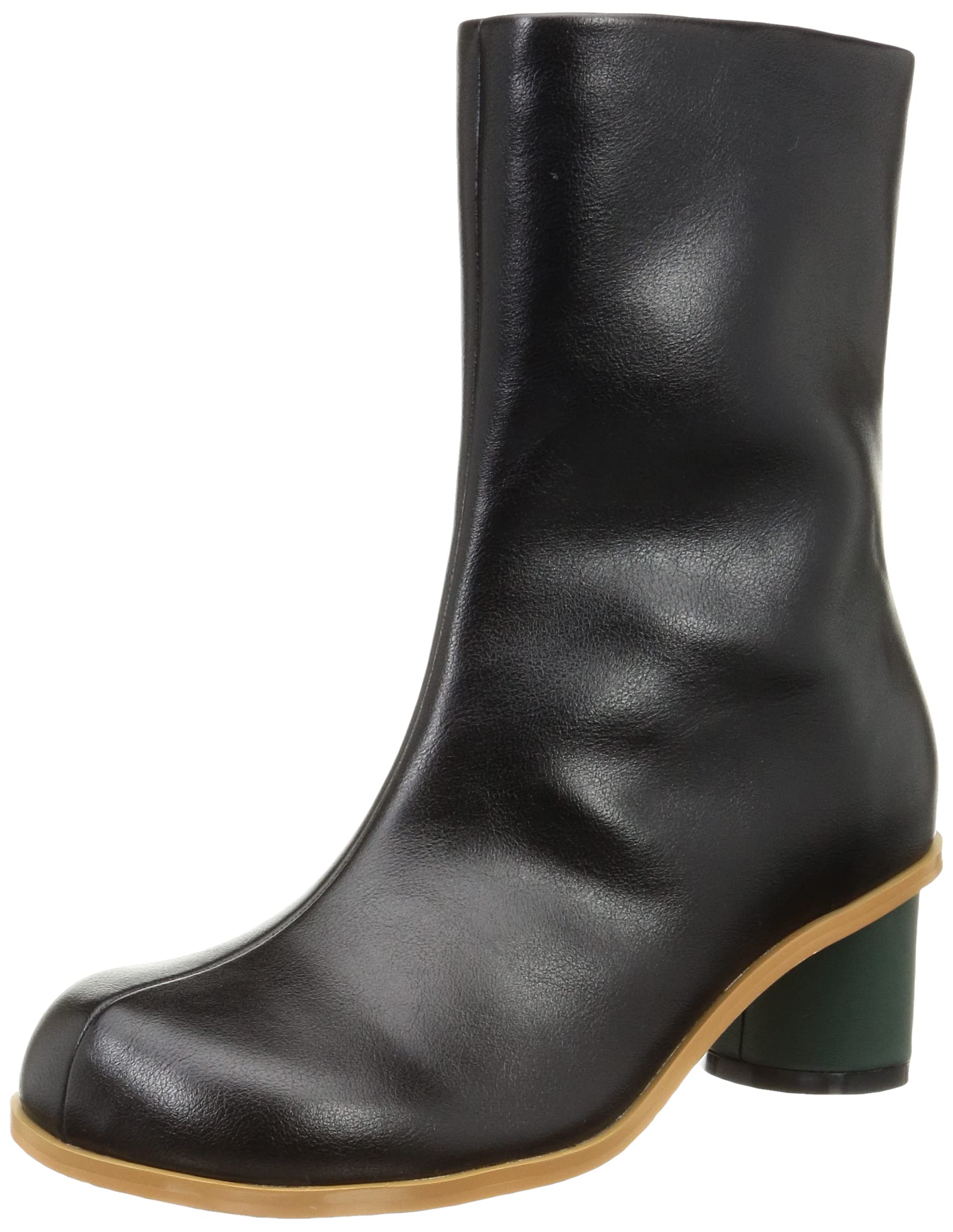 

Round short boots RWGS224507 BLK [Furfur]