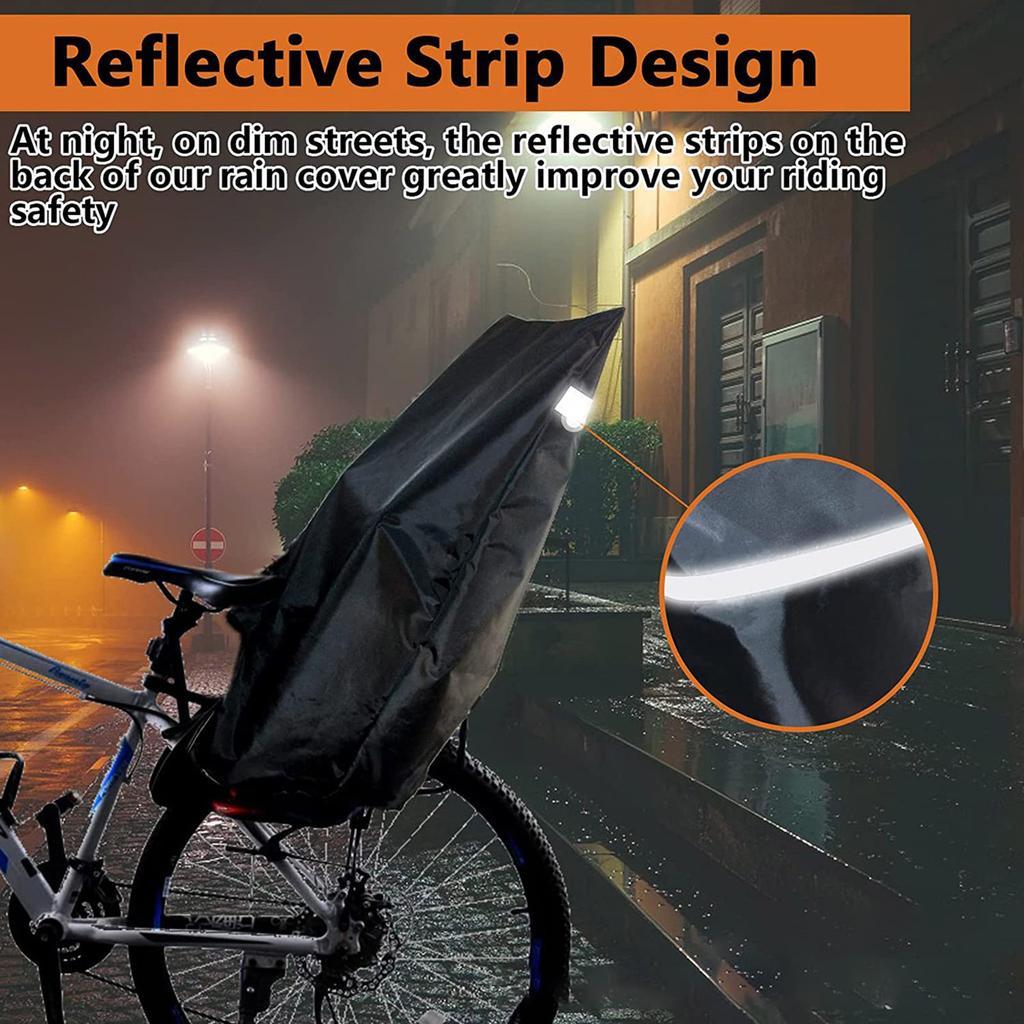 Oxford Fabric Rain Shielding Protective Rain Cover Seat Rain Cover Ensuring Comfort & Dryness for Children Bikes  Seat
