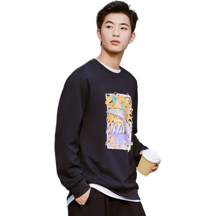 Anta Life Collection Sweatshirt Unisex Basic Black 972418706-4