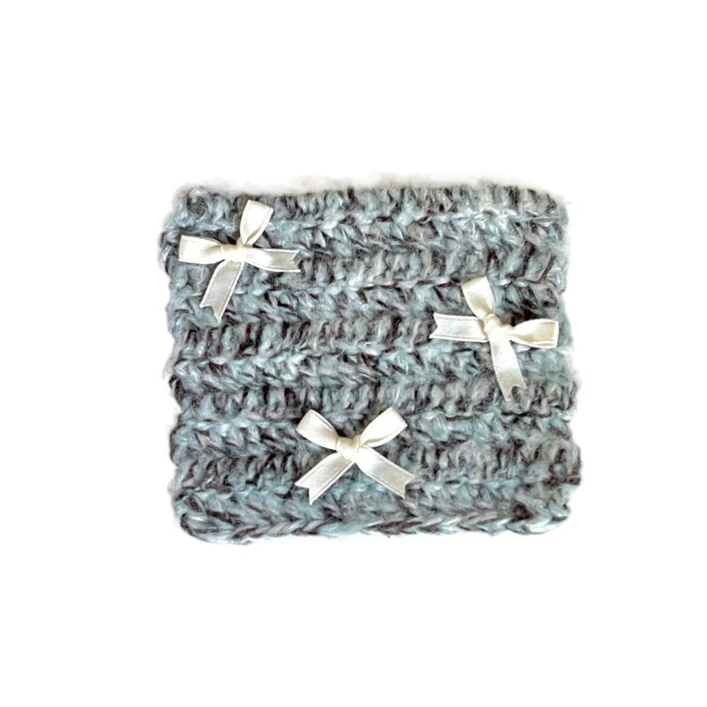 2Pcs Korean Knitted Coaster Blended Wool Table Place Mat Placemat Insulation Pads  Living Room