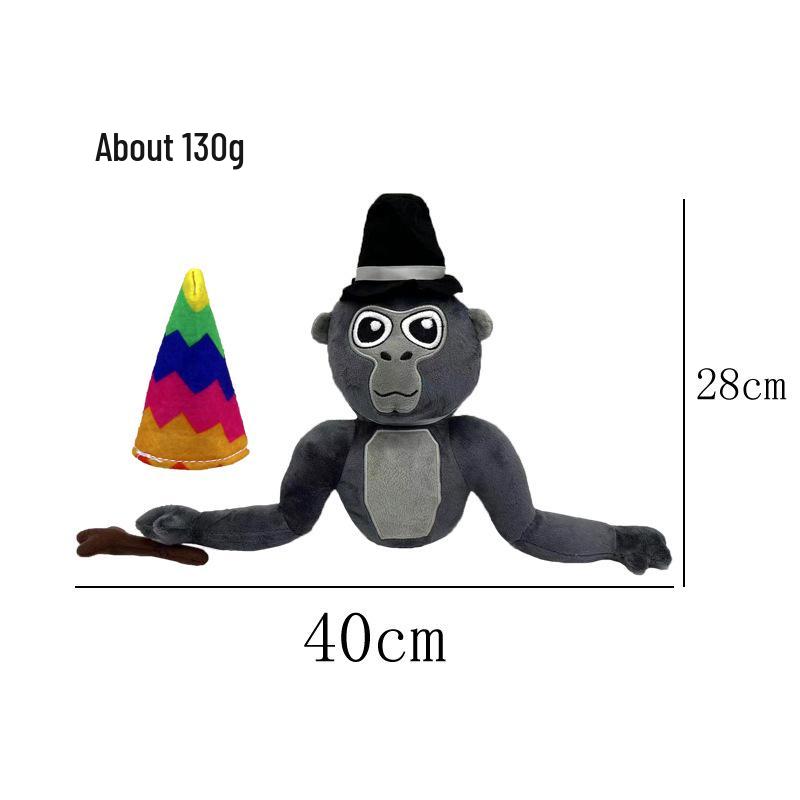 Gorilla Tag Plush Toy - Chimpanzee and Gorilla Game Doll