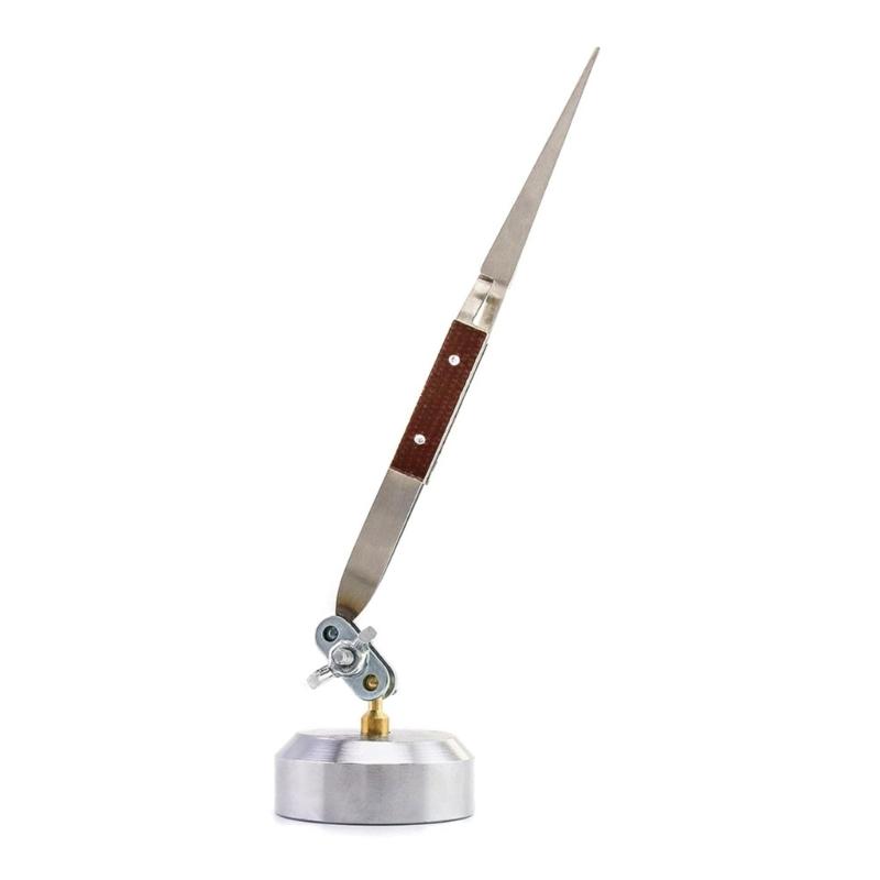 

Adjustable Soldering Tool with Pointed Tweezer for Jewelry Crafts Precision Works 360° Rotation Soldering Tweezers