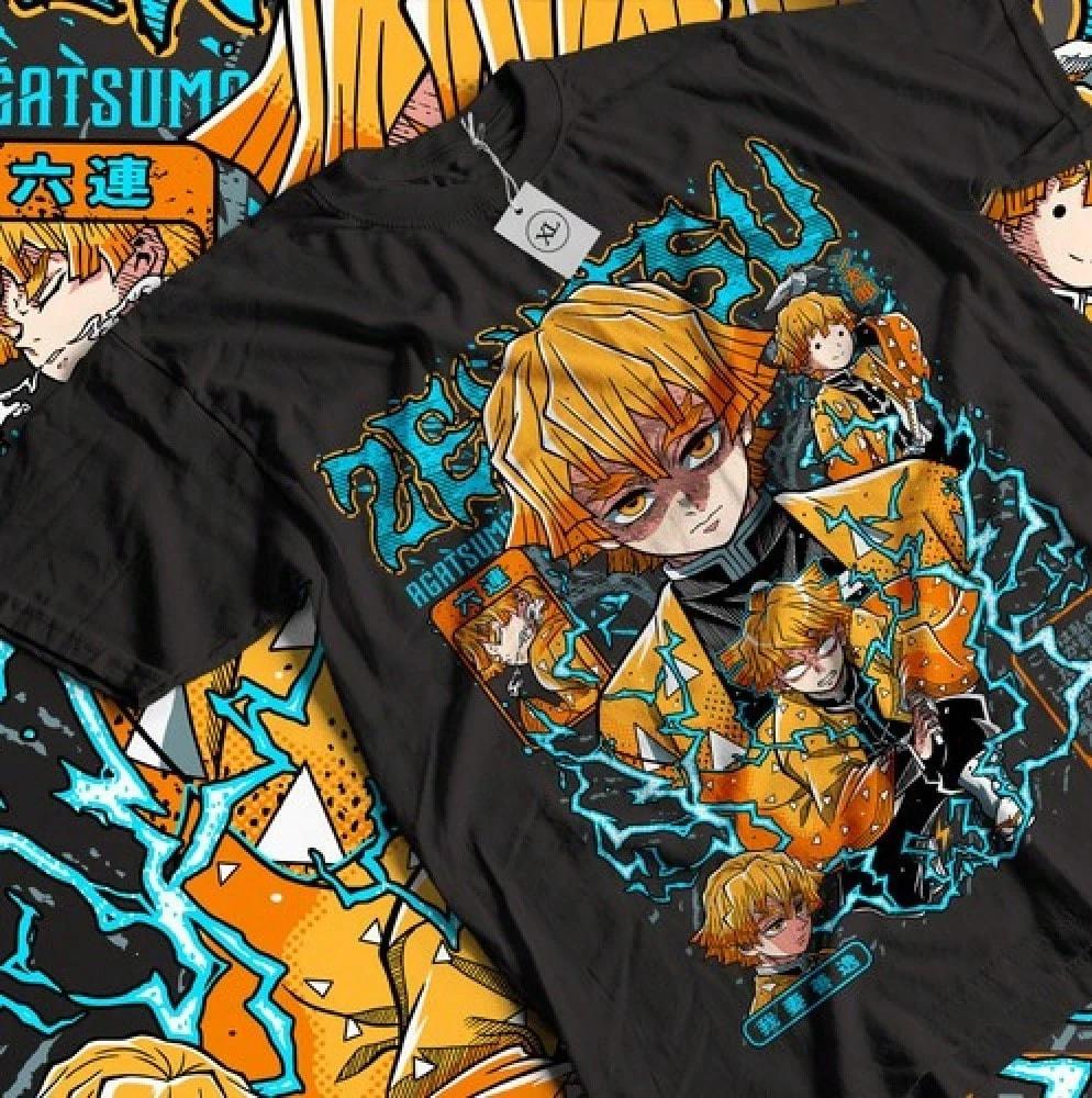 Anime Kimetsu No Yaiba Cartoon T Shirt V2 S