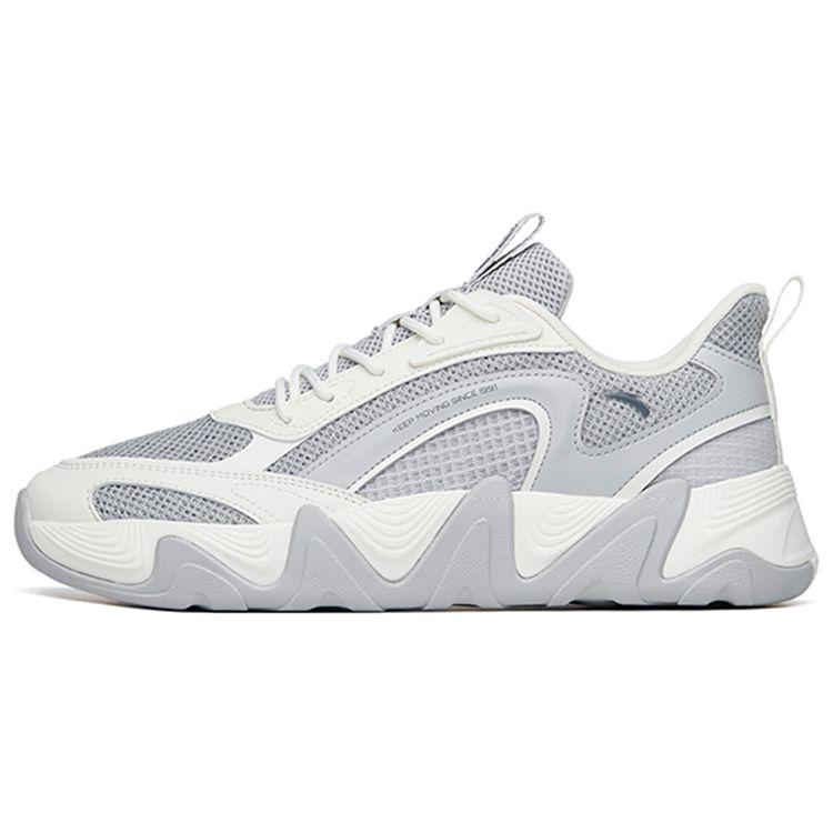 

Anta Lightweight Low-Top Skate Shoes Men sneakers White Gray 112228051-5 42