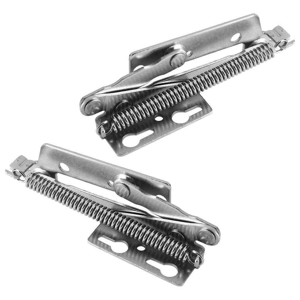 Spring Hinge, Opening Angle Is 80 Degrees . Corrosion Resistant Fold Up Cabinet Lifting Hinge, and Shiny Cabinet for Folding Sofa with Door Bed