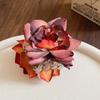 Cloth Rose Shark Clip Korean Style Seaside Vacation Headwear Simulated Flower Hair Claw  Women