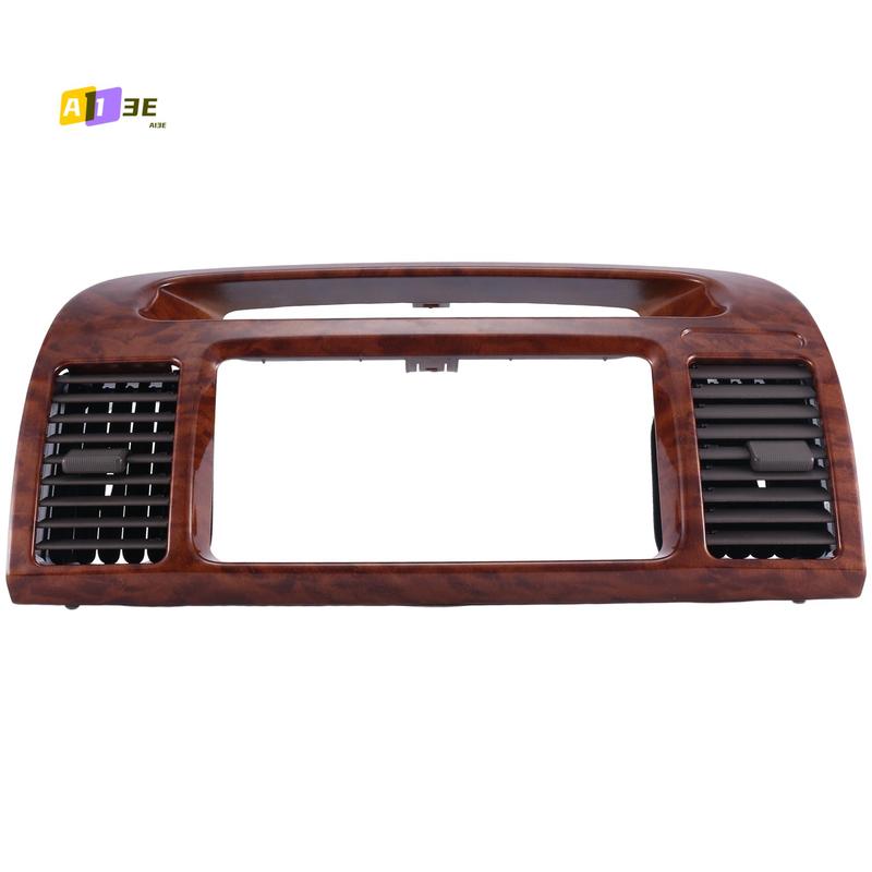 A03E-DVD Radio Dashboard Air Vent Outlet Dashboard Air Vent Replace For Toyota Camry 5 2002-2006 black  mahogany