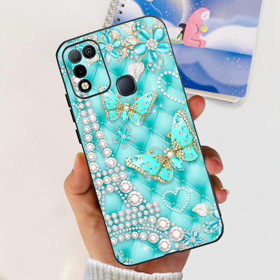 For Infinix Hot 10 Play X688C X688D Phone Case Cute Design Soft Silicone Back Cover For Infinix Hot 10 X682 Hot10 10 Lite X657B