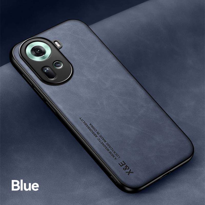Shockproof Case for OPPO Reno 11 Pro 5G Reno 10 Pro Plus 8 8T Plus Protective Cover Magnetic Car Holder Phone Coque Fundas Capa