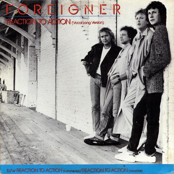 

LP Record FOREIGNER Reaction To Action 7868800 Atlantic 1984 Canada Rock Used