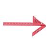 Center Line Scriber Aluminum Alloy Center Finder 45 Degree Angle Scribing Gauge Woodworking Marking Tool