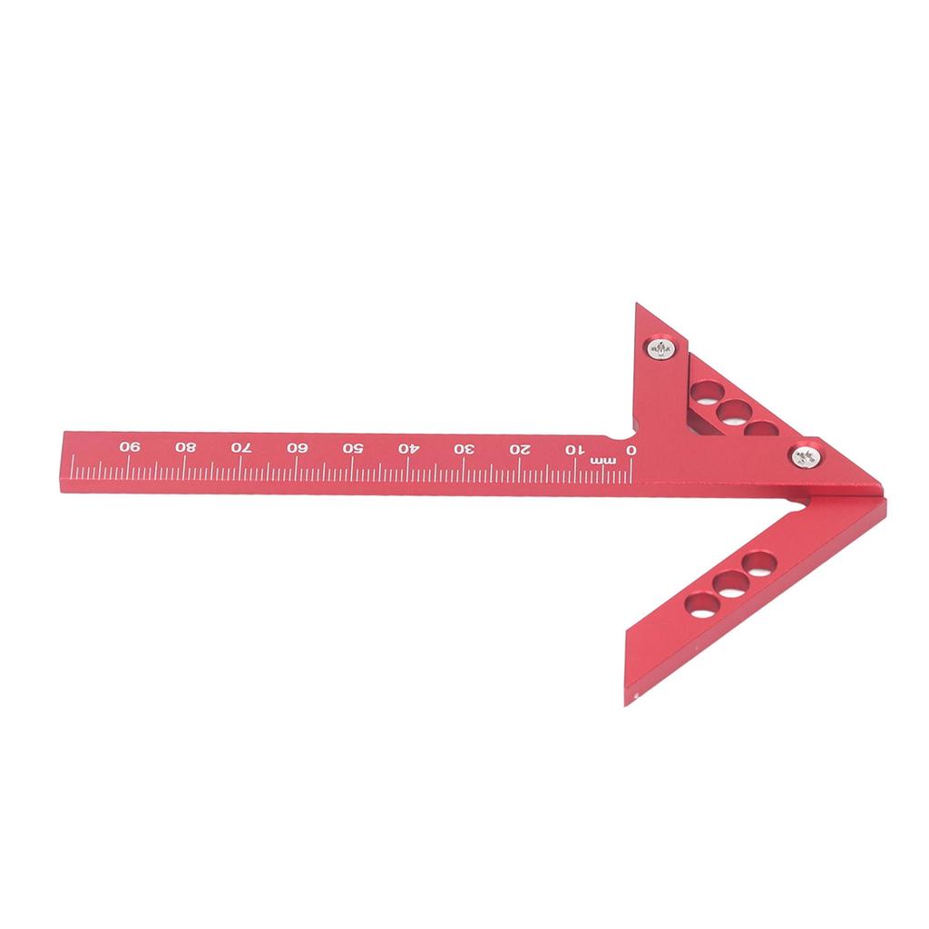 Center Line Scriber Aluminum Alloy Center Finder 45 Degree Angle Scribing Gauge Woodworking Marking Tool
