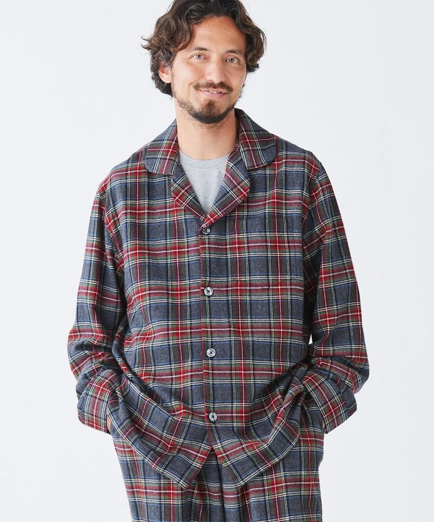 LL Bean Rob Roy Tartan Scotch Plaid Flannel US Size 1000047381 Men's Pajamas, Fit, Regular, Small, Red,
