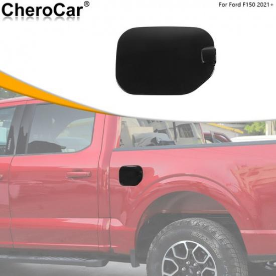 Car Fuel Filler Door Gas Tank Cap Cover Accessories For Ford F150 -22 Black