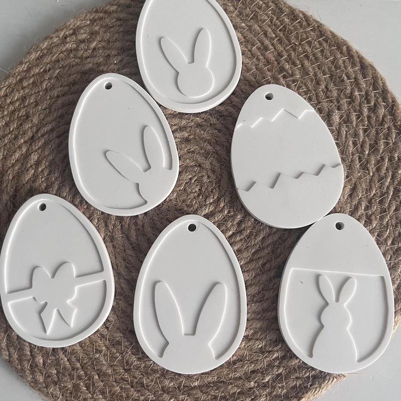 Easter decoration Ornaments Silicone Mold Easter Ornaments Plaster Making Mold Easter Ornament Making Mold Casting Epoxy mold