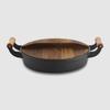 Cast iron pan Thickened binaural pan  pancake pan Raw iron pan Non-stick pancake pan Frying pan