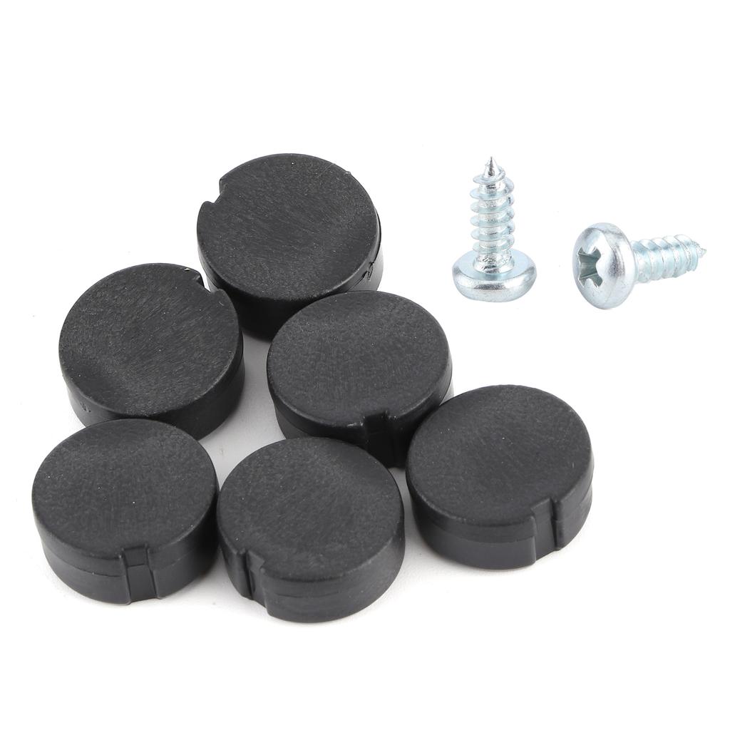 6pcs Threshold Caps Covers Black Automobile Accessory Parts 66788900 Fit for Transporter Kombi T5 T5.1 T6