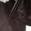 TAKEO KIKUCHI Long sleeve No-collar zip-up single leather jacket Men's Used