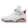 Air Jordan 6 Retro Red Oreo Vīriešu čības Balta University-Red Melna CT8529-162