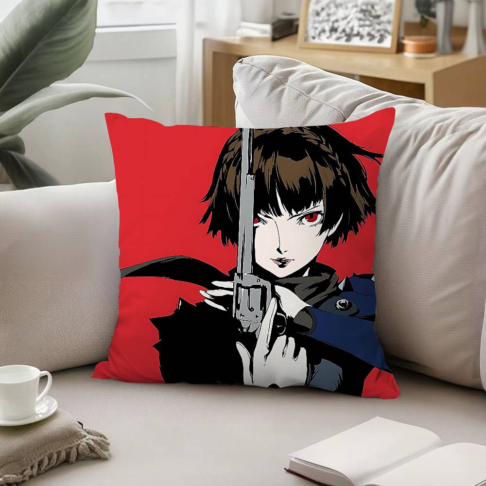 Game Joker Panther Mona Pillow Case Cushion Cover Soft Cute Throw Pillow Case For Car Sofa Pillowcase Polyester With Zipper