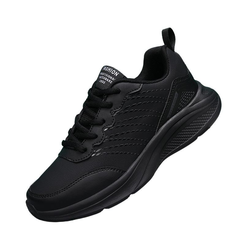 Autumn and winter new women's shoes leather waterproof casual sports shoes girls flat non-slip travel shoes large size running shoes