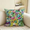 Y-Yumi Kitagishi Cushion Cover Natural Linen Pillowcase Set, All-In-One Decor For Sofa, Bedroom & Chair
