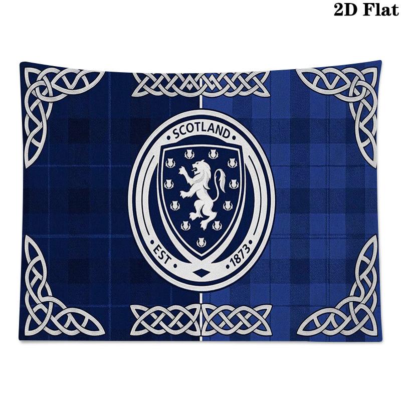 Scotland Wall Tapestry Aesthetic Wall Hanging Printed Fabric Blanket Decorative Tapestries for Bedroom Living Room Home Decor