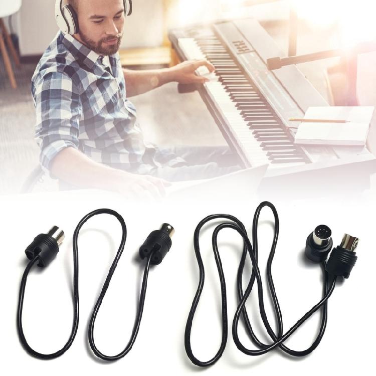 Keyboard Cable Extension Cord Keyboard Connecting Wire Connector Musical Instrument Accessory Keyboard Adapter Cord