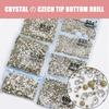 1Bag 3D Nail Charms Pointed Bottom Nail Rhinestones for Nail Decoration Nails Art Projects Embellishments Crafts