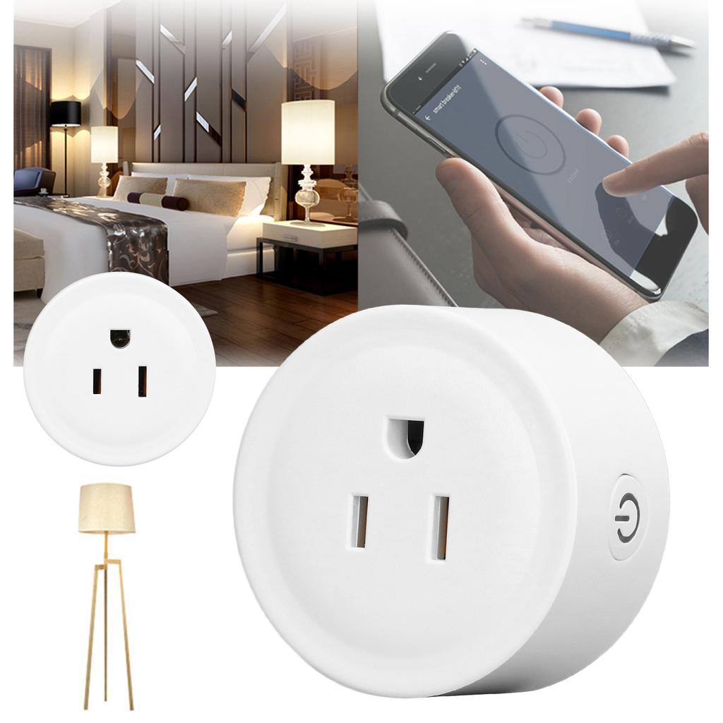 Smart Socket PC Insulated Shell Remote Control Timing Function Mini Smart WiFi Plug