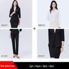 Women's Blue Suit Set for College Students: Spring/Autumn Interview & Professional Wear