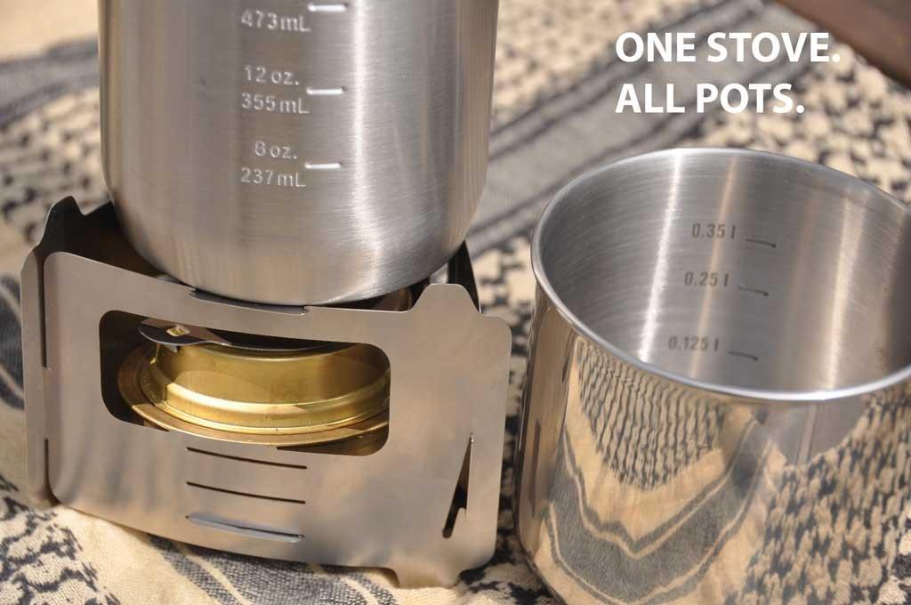Bushbox Ultralight Outdoor Pocket Stove (Campfire Grill/Cooker)
