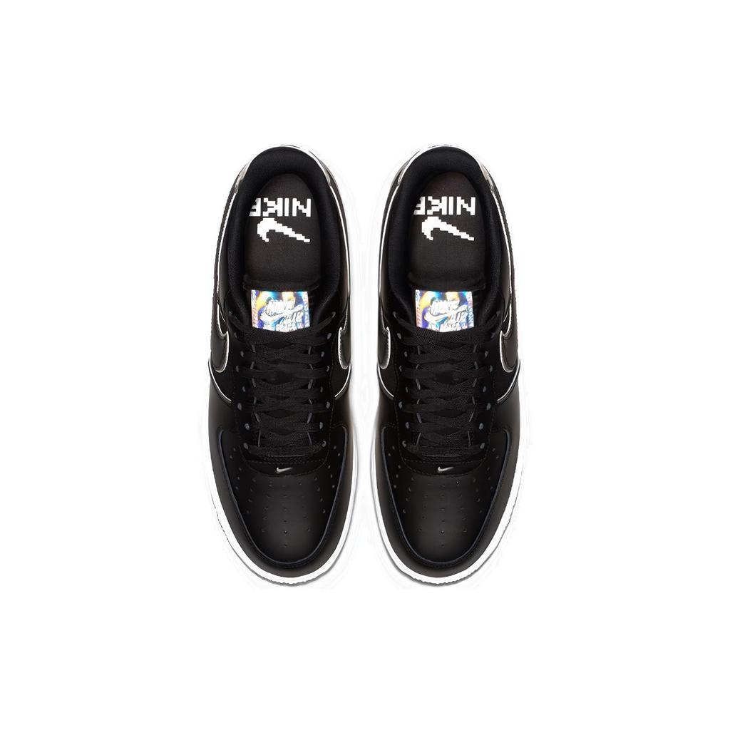 New Nike Air Force 1 Low Black Iridescent Outline AT6147-001
