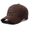Fashionable Women's Spring and Autumn Letters Ripped Baseball Cap Outdoor Sports Men's Travel Casual Sun Hat Trendy Duckball Cap