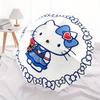 1pc Hello Kitty Blue Heart BowUmbrella with Plastic Handle,Suitable for All Seasons Home Travel Outdoor UmbrellaSanlio156