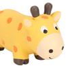 Grunting Latex Dog Toy Interactive Boredom Relief Bite Resistant Squeaky Squeeze Dog Toy with Cotton Rope Tail