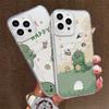 Card Slot Holder Silicone Wallet Pocket Case For Samsung S25 S24 S23 Ultra Xiaomi Redmi Note 13 12 11 10 Infinix Note 30 Pro Cover Clear Phone Bumper