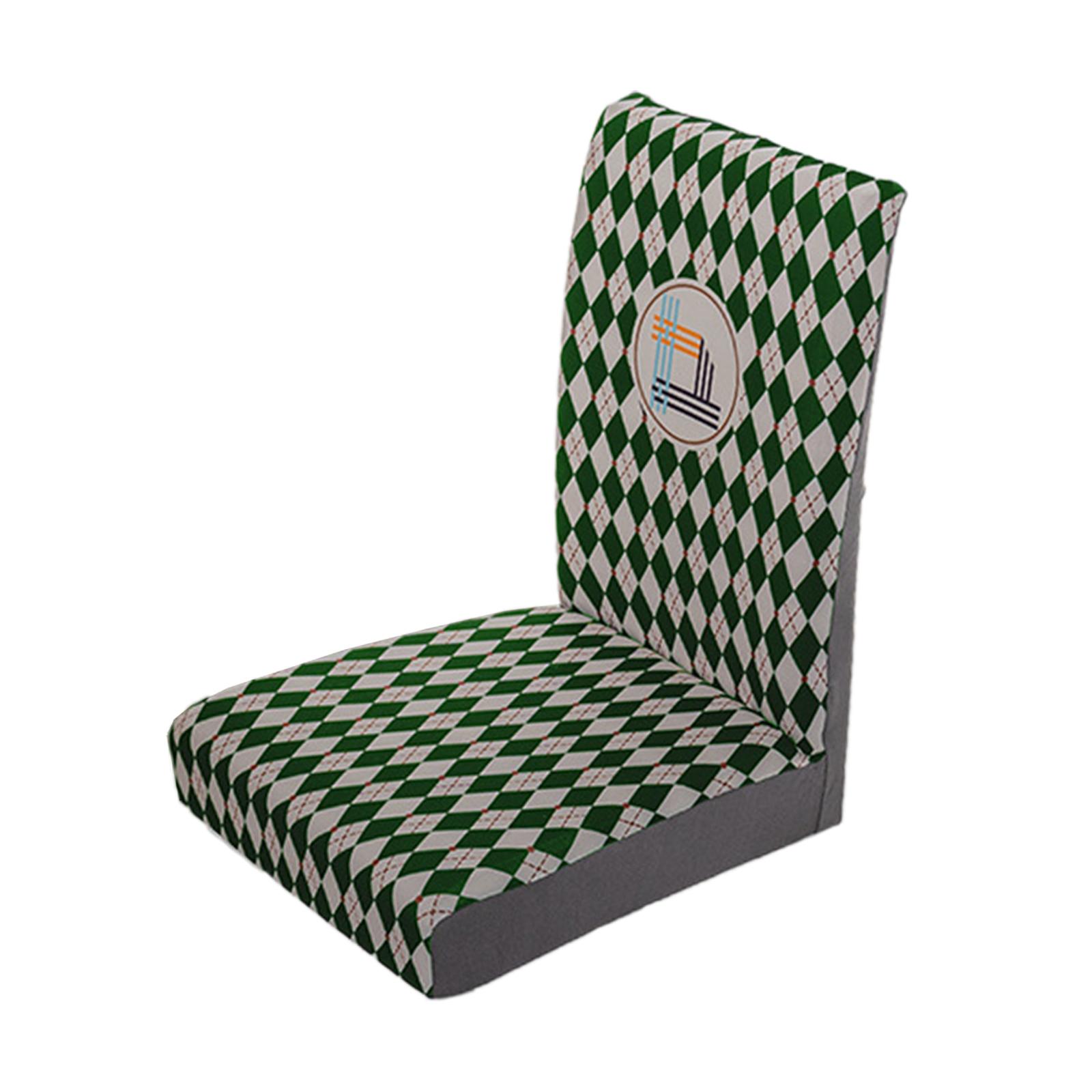 Dining Chair Slipcover Washable Seat and Back Cover for Dining Room Banquet зелёный 890₽