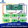 6S 40A 24V 18650 Li-Ion Lithium Battery Protect Board Solar Lighting Bms Pcb With Balance For Ebike Scooter